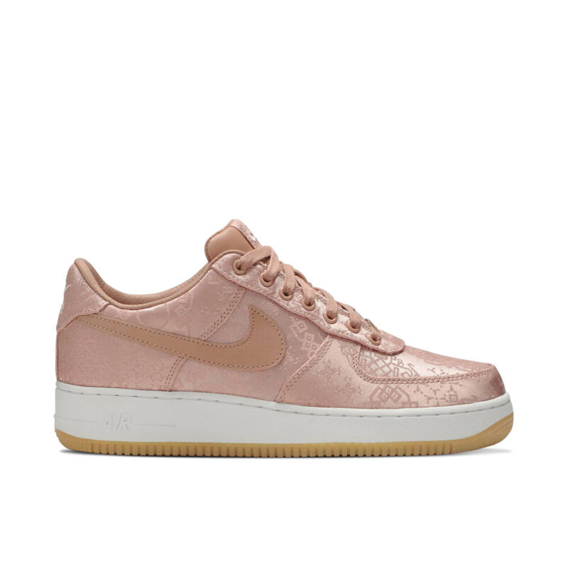 CLOT x Nike Air Force 1 Low Rose Gold Silk