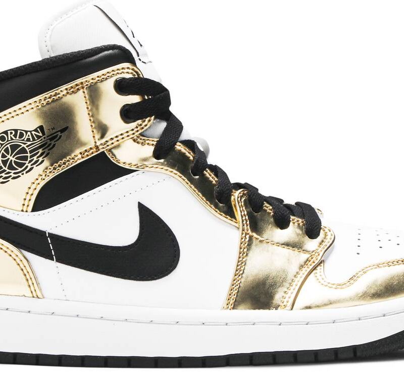 Air Jordan 1 Mid Metallic Gold DC1419