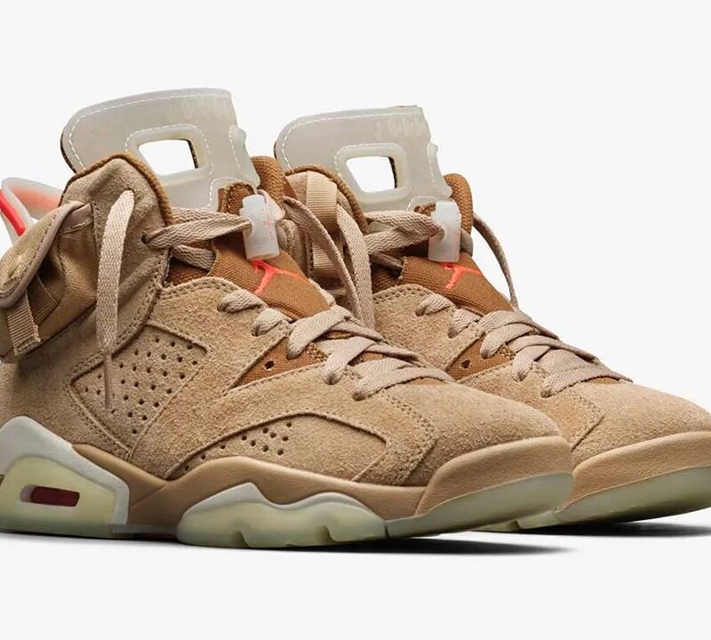 Air Jordan 6 Retro TraviScots British Khaki