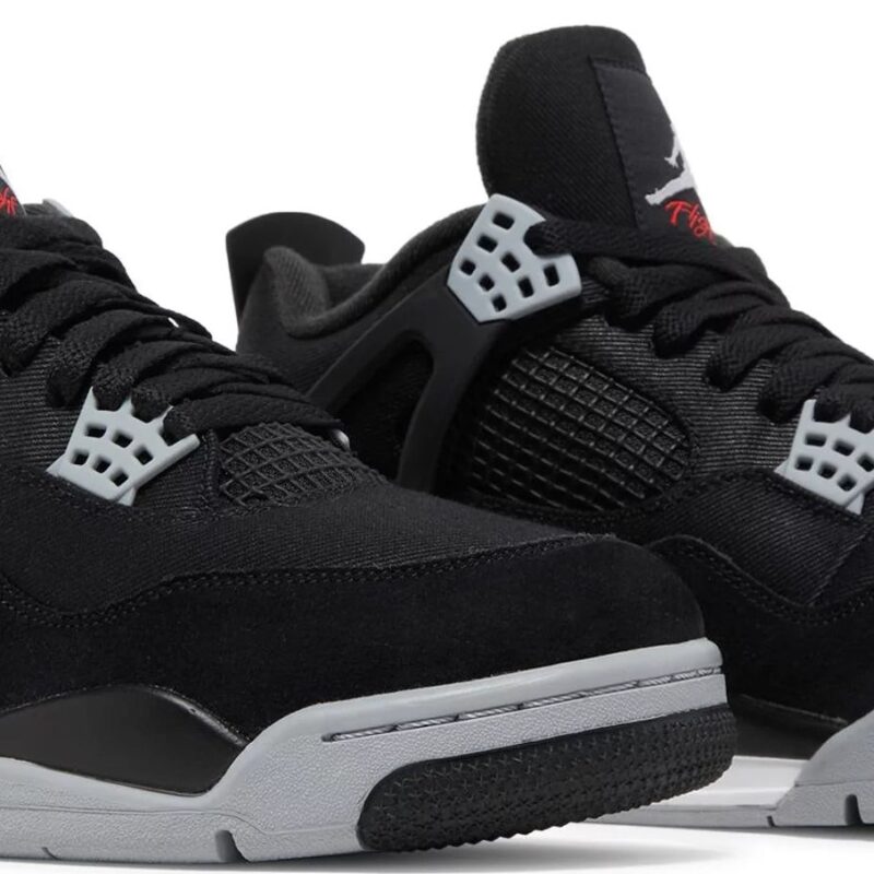 Air Jordan 4 Retro SE Black Canvas