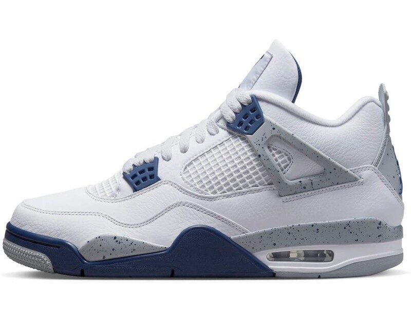 Air Jordan 4 Retro White Midnight Navy