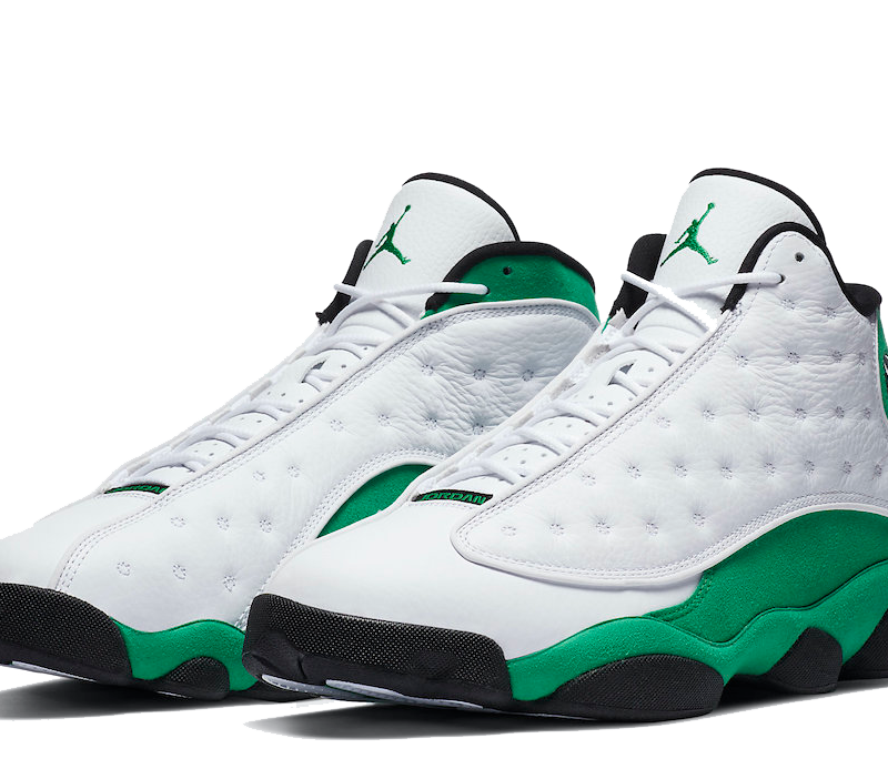 Jordan 13 Retro White Lucky Green