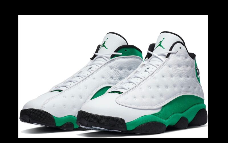 Air Jordan 13 Retro White Lucky Green