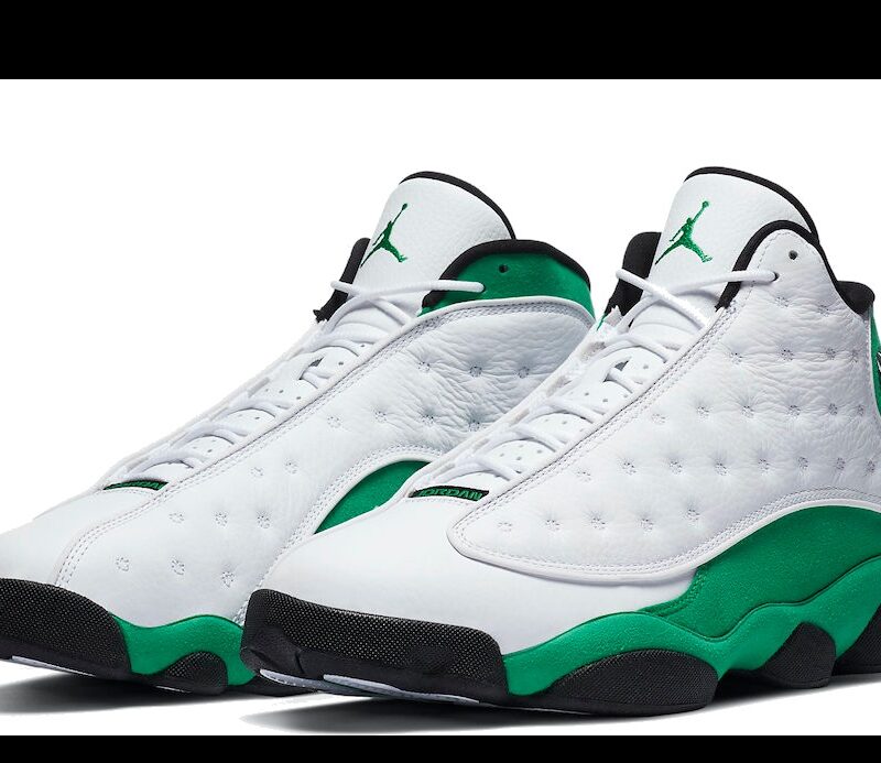 Air Jordan 13 Retro White Lucky Green