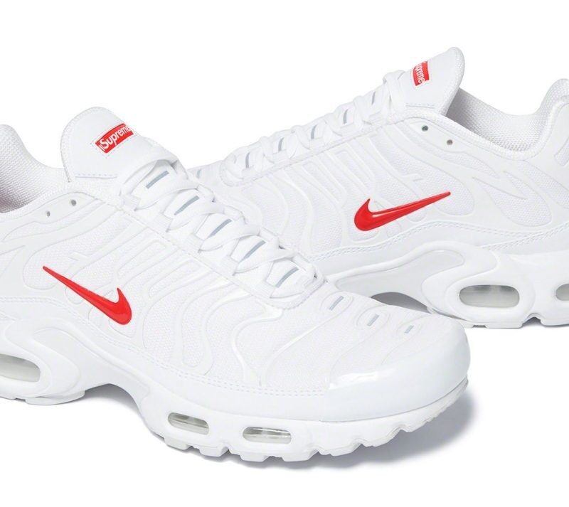 Supreme x Air Max Plus TN White