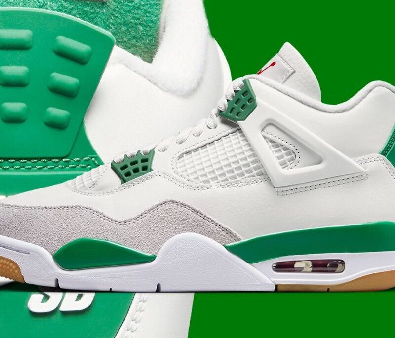 Jordan 4 Retro SB Pine Green