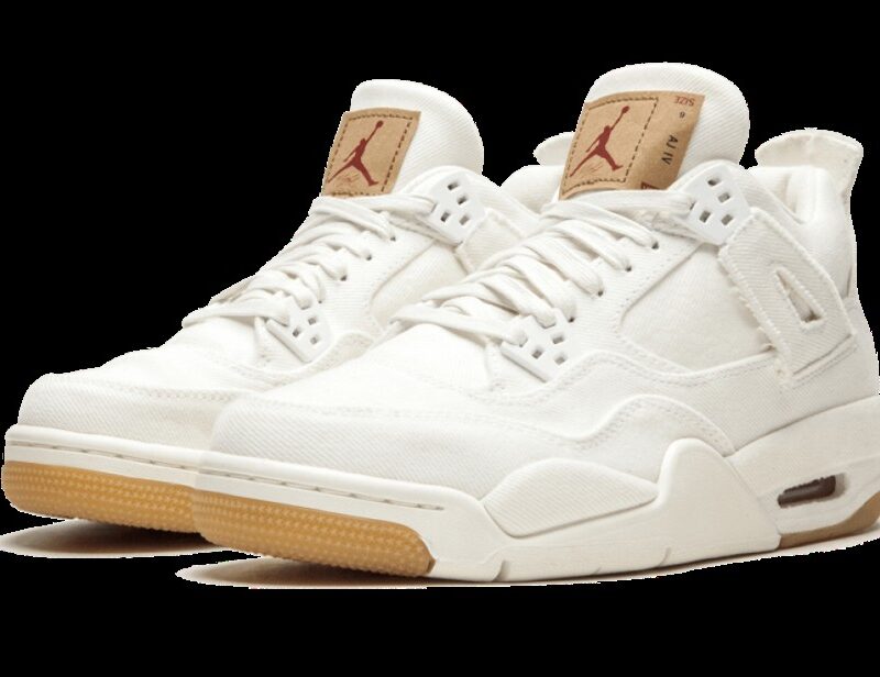 Air Jordan 4 Retro White Denim x Levi's