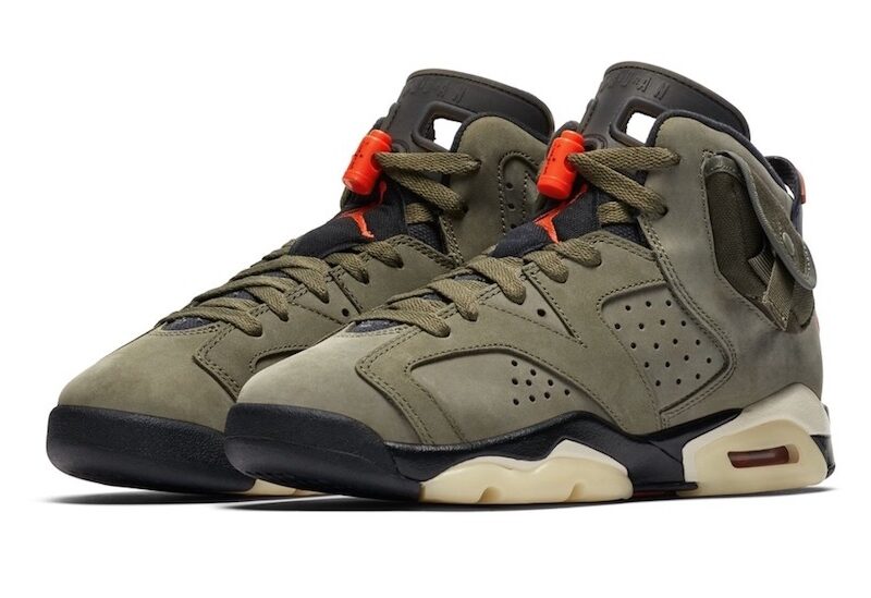 Travis Scott x Air Jordan 6 Olive GS