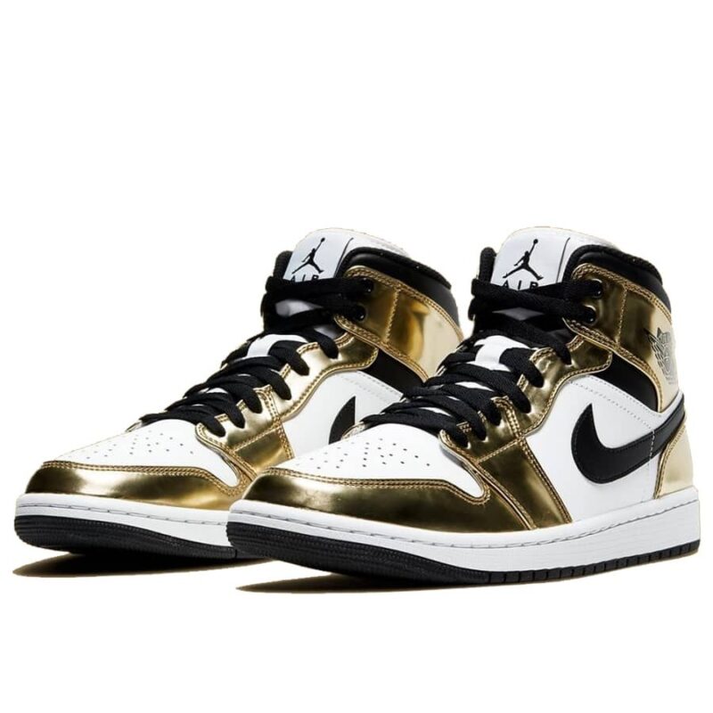 Air Jordan 1 Mid Metallic Gold DC1419