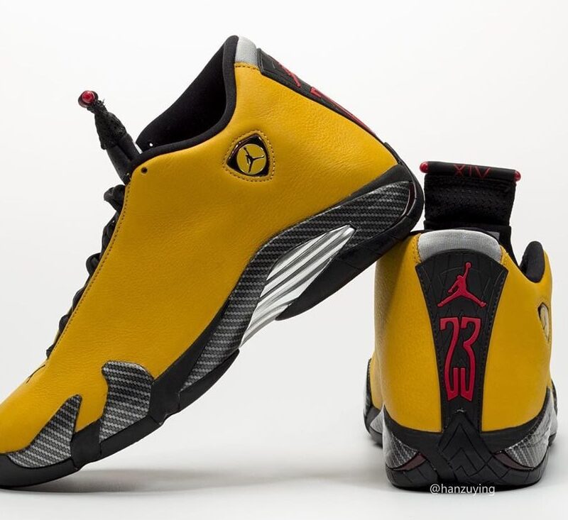 Jordan 14 Ferari Yellow