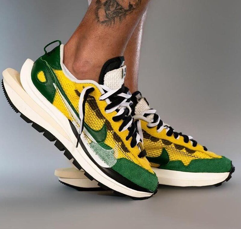 Sacai x Nike VaporWaffle Tour Yellow Stadium Green