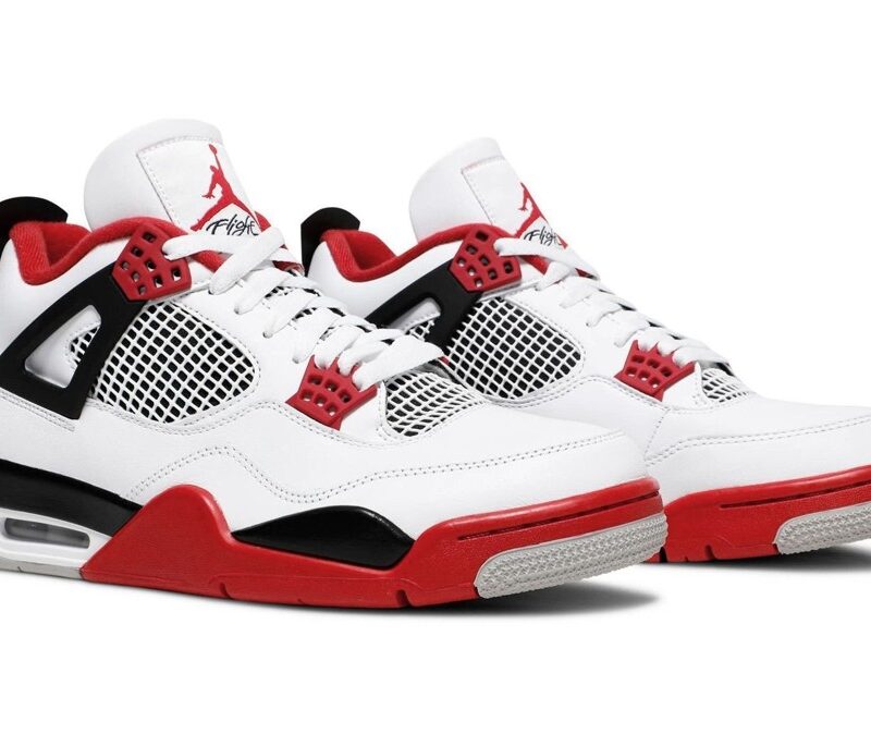 Jordan 4 Retro Fire Red (2020) (GS)