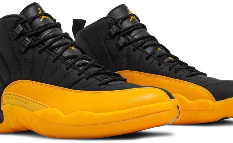 Jordan 12 Retro Black University Gold