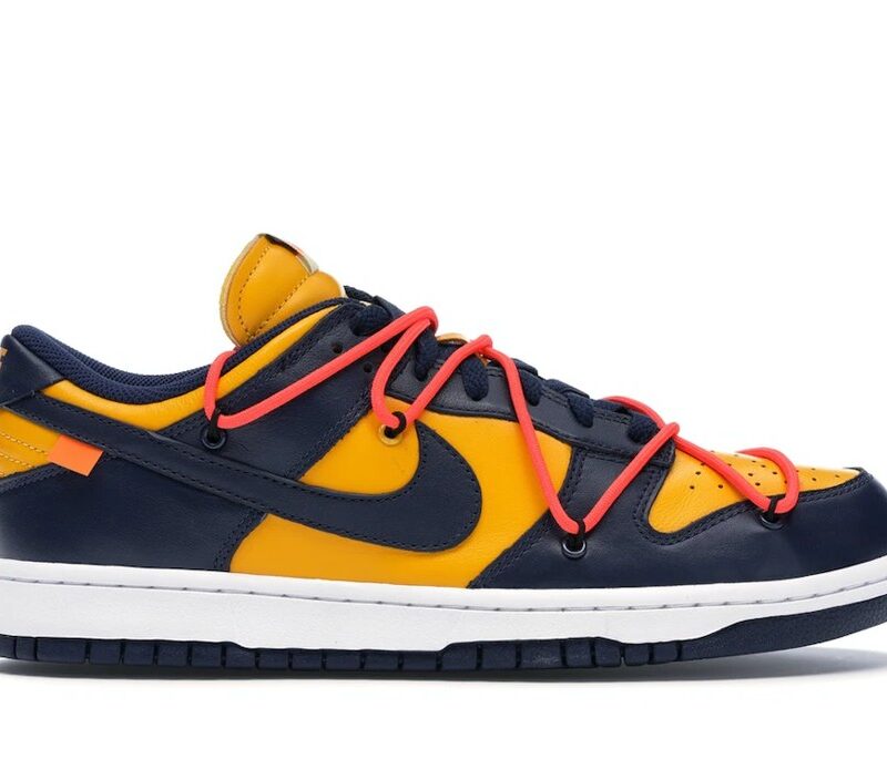 Nike Dunk Low Off-White University Gold Midnight Navy