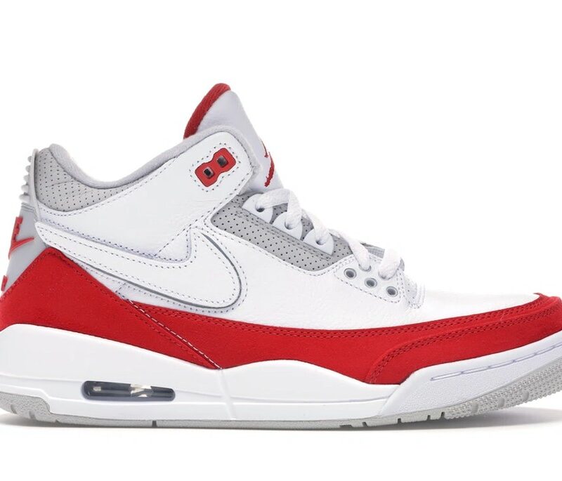 Jordan 3 Retro Tinker White University Red