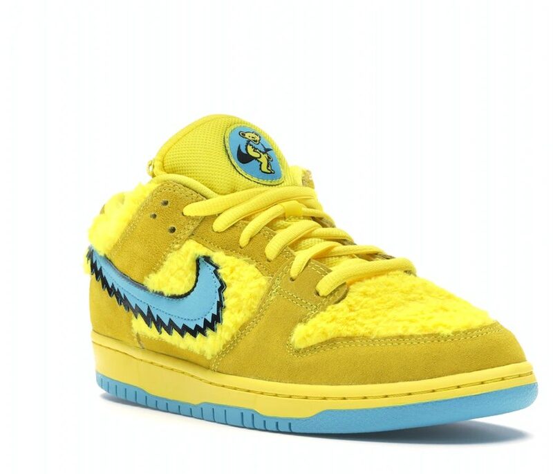 Nike SB Dunk Low Grateful Dead Bears Opti Yellow