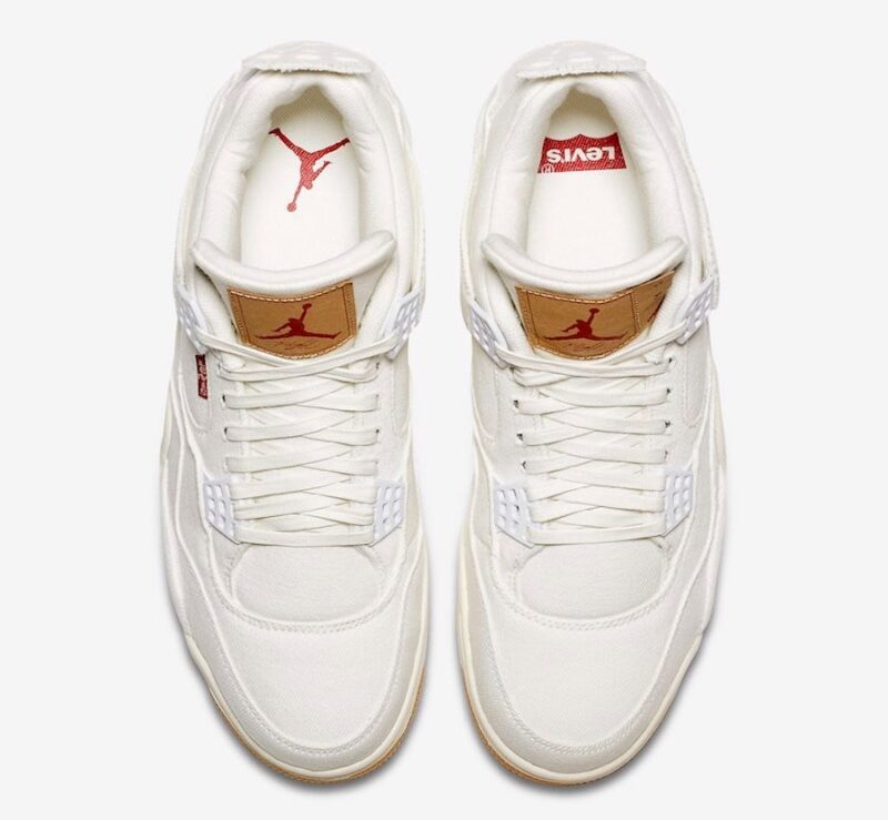 Air Jordan 4 Retro White Denim x Levi's