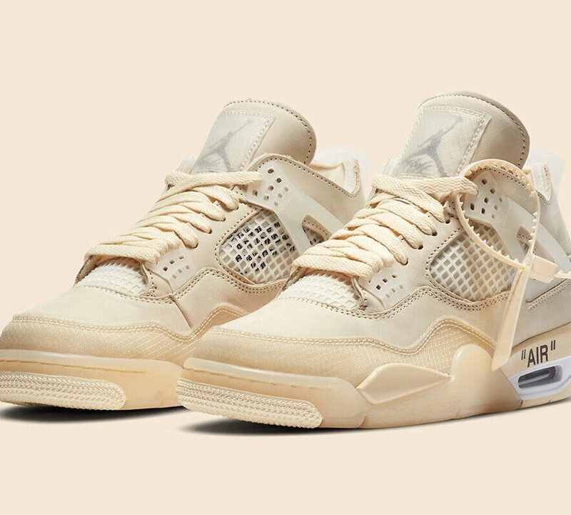 Jordan 4 Retro Off-White Sail (Women's)