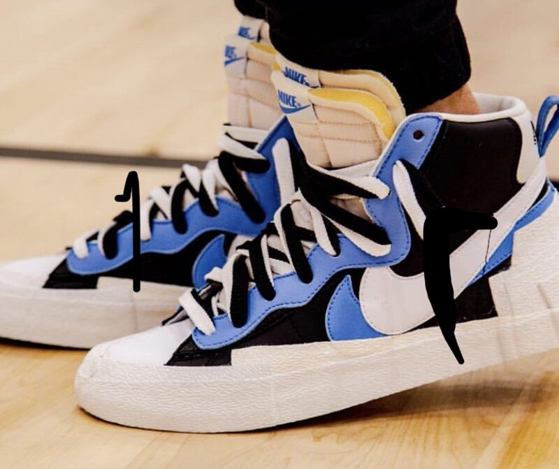 Sacai x Nike Blazer Mid Black Blue