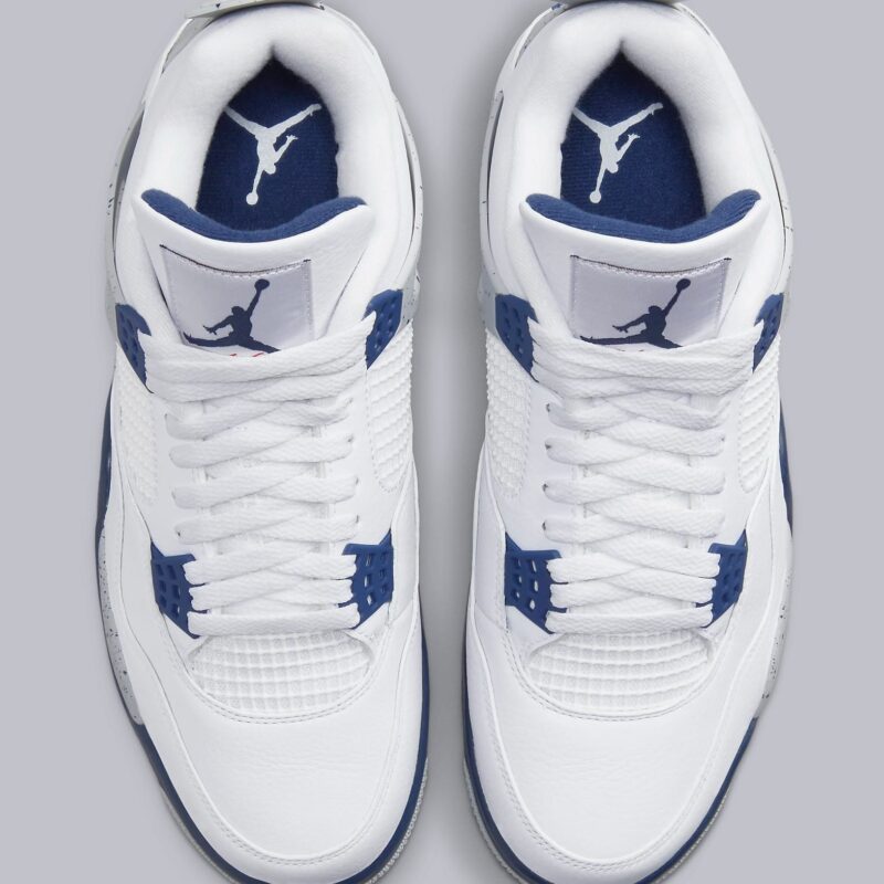 Air Jordan 4 Retro White Midnight Navy